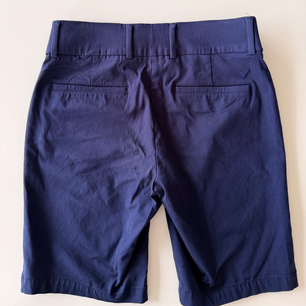 Navy Women’s Stretch Callaway Golf Shorts - Picture 2 of 3